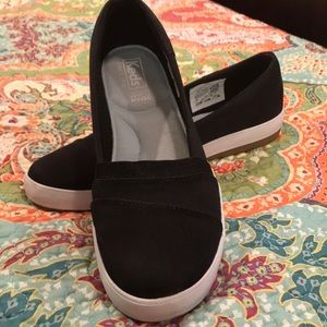 Black slip on shoes
